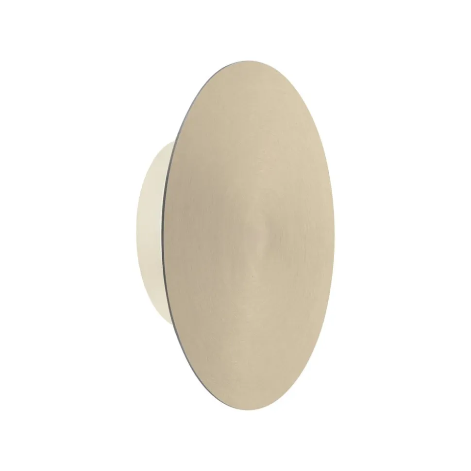 LED-væglampe batteri Puntua Ø 18 cm messing mat