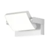 LED-væglampe CMD 9110, hvid, bredde 21 cm, metal, IP54
