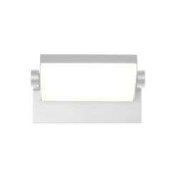 LED-væglampe CMD 9110, hvid, bredde 21 cm, metal, IP54