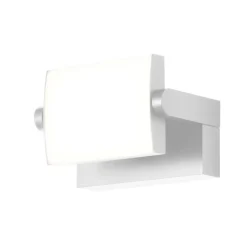 LED-væglampe CMD 9110, hvid, bredde 21 cm, metal, IP54