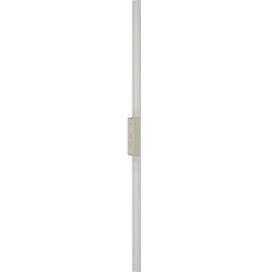 LED-væglampe Demi L, sand, aluminium, højde 144 cm, IP54