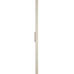 LED-væglampe Demi L, sand, aluminium, højde 144 cm, IP54