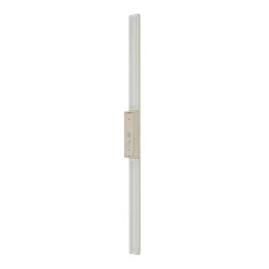 LED-væglampe Demi M, sand, aluminium, højde 100 cm, IP54