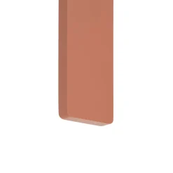 LED-væglampe Demi M, teglrød, aluminium, højde 100 cm, IP54