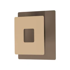 LED-væglampe Hennes, bredde 18 cm, gråbeige/sandfarvet