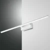 LED-væglampe, hvid, bredde 75 cm