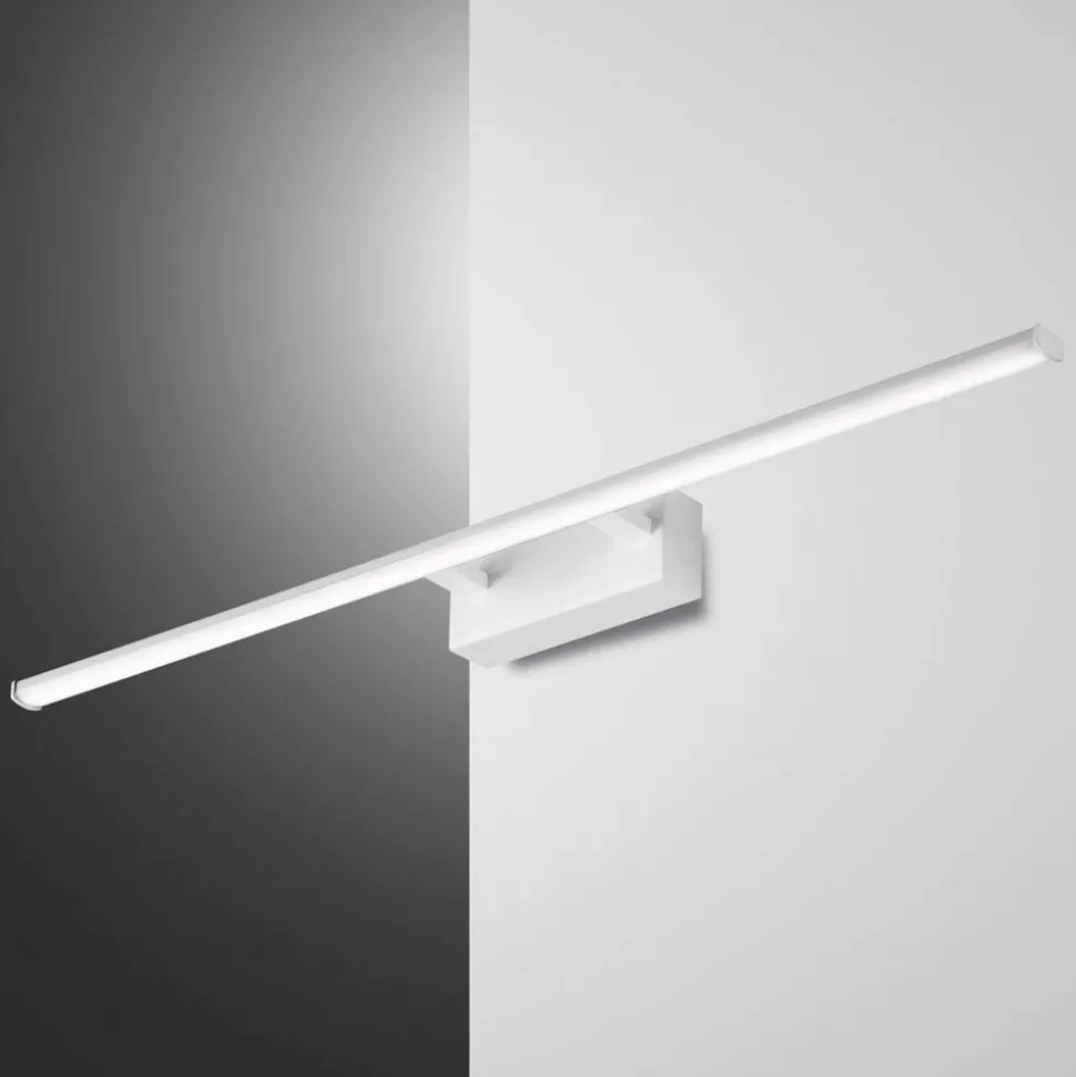 LED-væglampe, hvid, bredde 75 cm