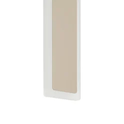LED-væglampe Isla, sand, aluminium, højde 100 cm, IP54