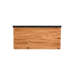 LED-væglampe Kalea, bredde 30 cm, træfarvet, træ