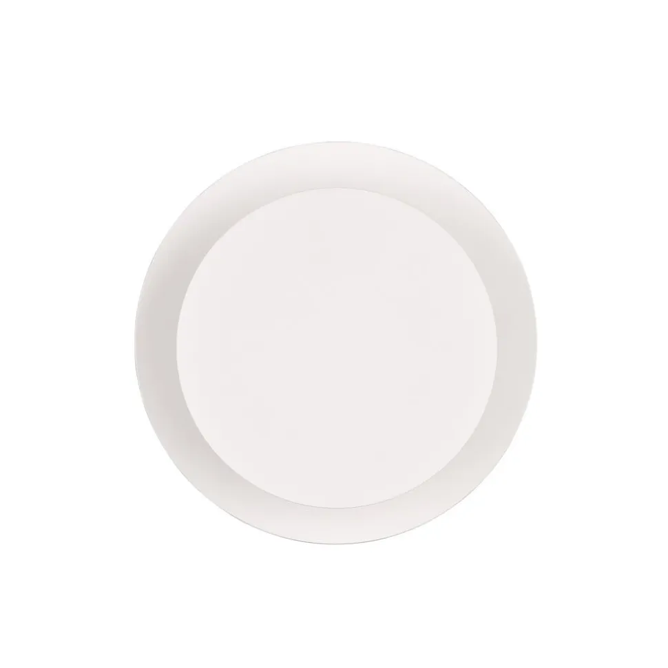 LED-væglampe Mio, rund linse, mat hvid, indirekte