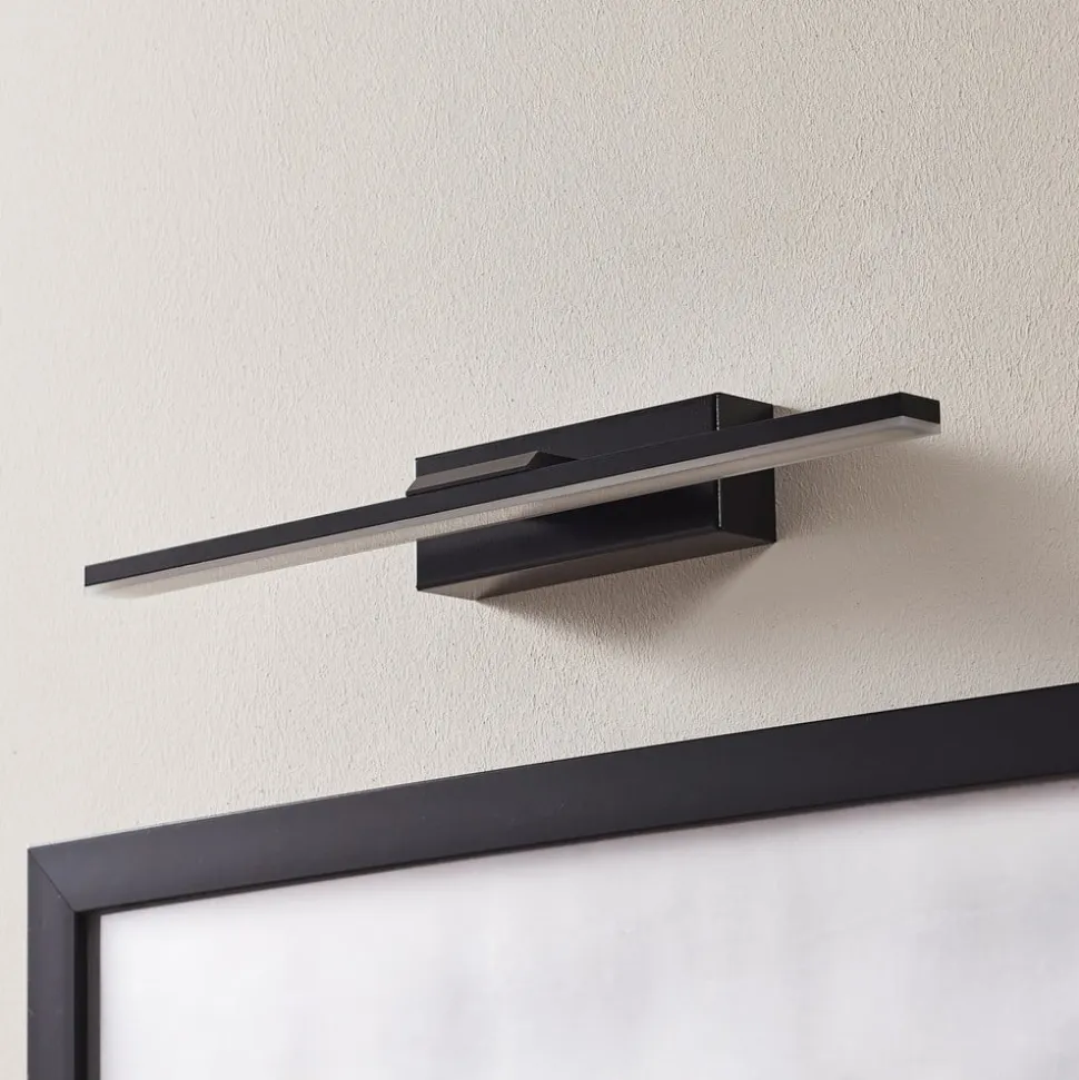 LED-væglampe Miroir 40 cm sort 3000K