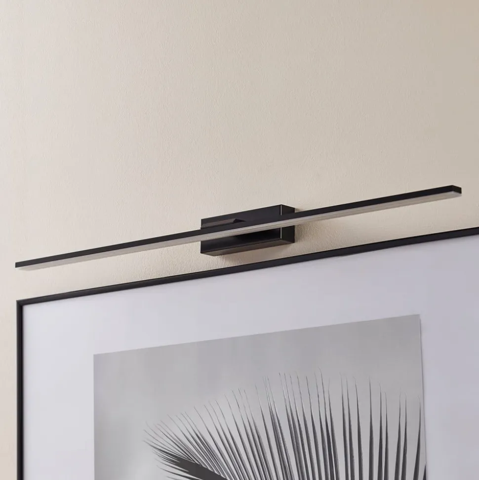 LED-væglampe Miroir 80 cm sort 4000K