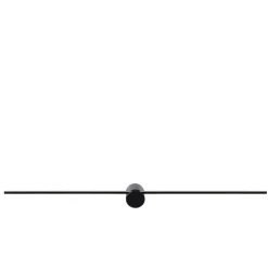 LED-væglampe Mizar, 90 cm, sort, IP44