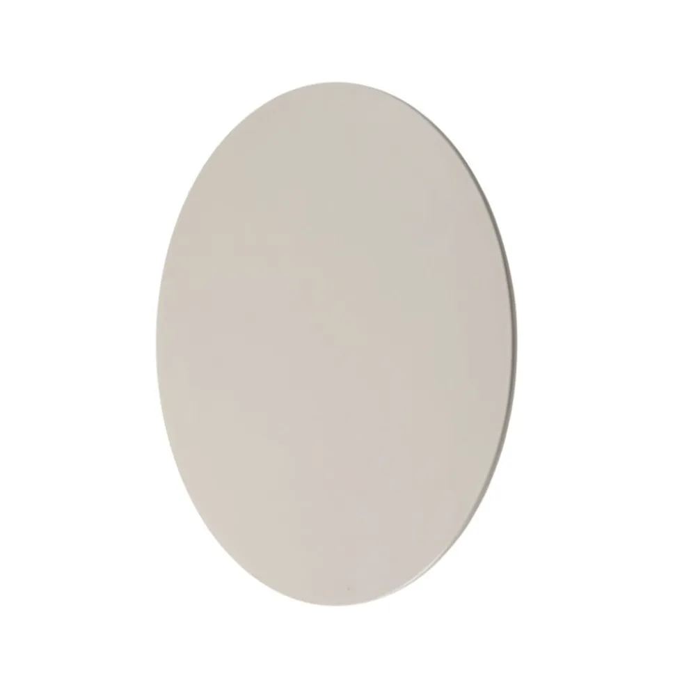 LED-væglampe Orios Plus, sandfarvet, metal, Ø 30 cm