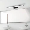 LED-væglampe Pandella 1, længde 60 cm, sort, aluminium