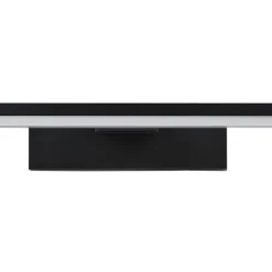 LED-væglampe Pandella 1, længde 60 cm, sort, aluminium