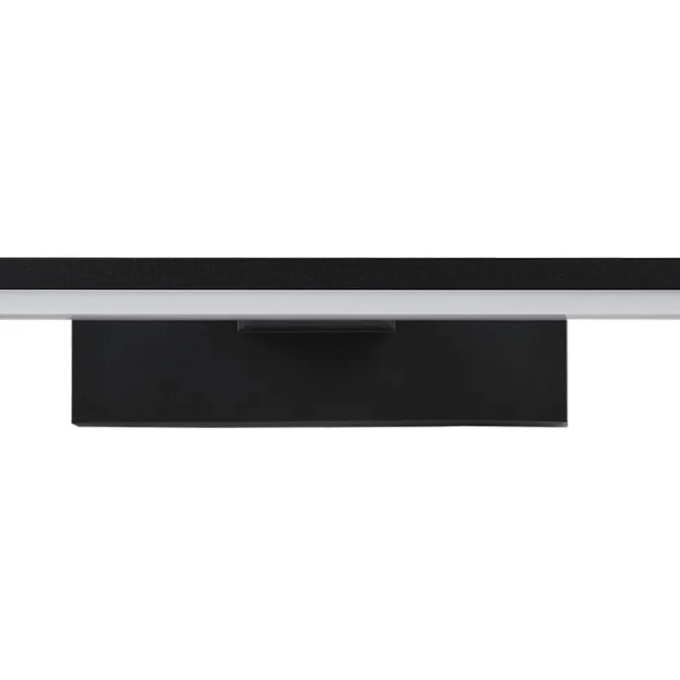 LED-væglampe Pandella 1, længde 60 cm, sort, aluminium