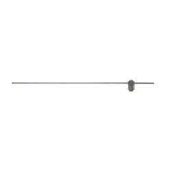 LED-væglampe SABER, olivengrøn, højde 120 cm, metal 4.000 K