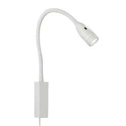 LED-væglampe Sten, hvid, højde 61 cm, gestusstyring