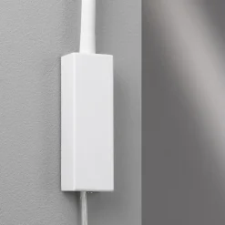 LED-væglampe Sten, hvid, højde 61 cm, gestusstyring