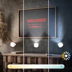 LED-væglampe Tari, hvid, CCT, touchdæmper, USB
