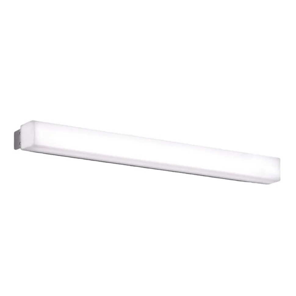 LED-væglampe til badeværelset Box, 3.000 K, bredde 59 cm