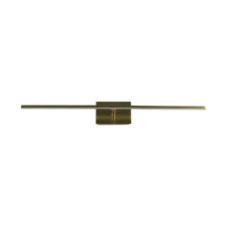 LED-væglampe til badeværelset Amalfi, messingfarvet, bredde 61 cm, stål