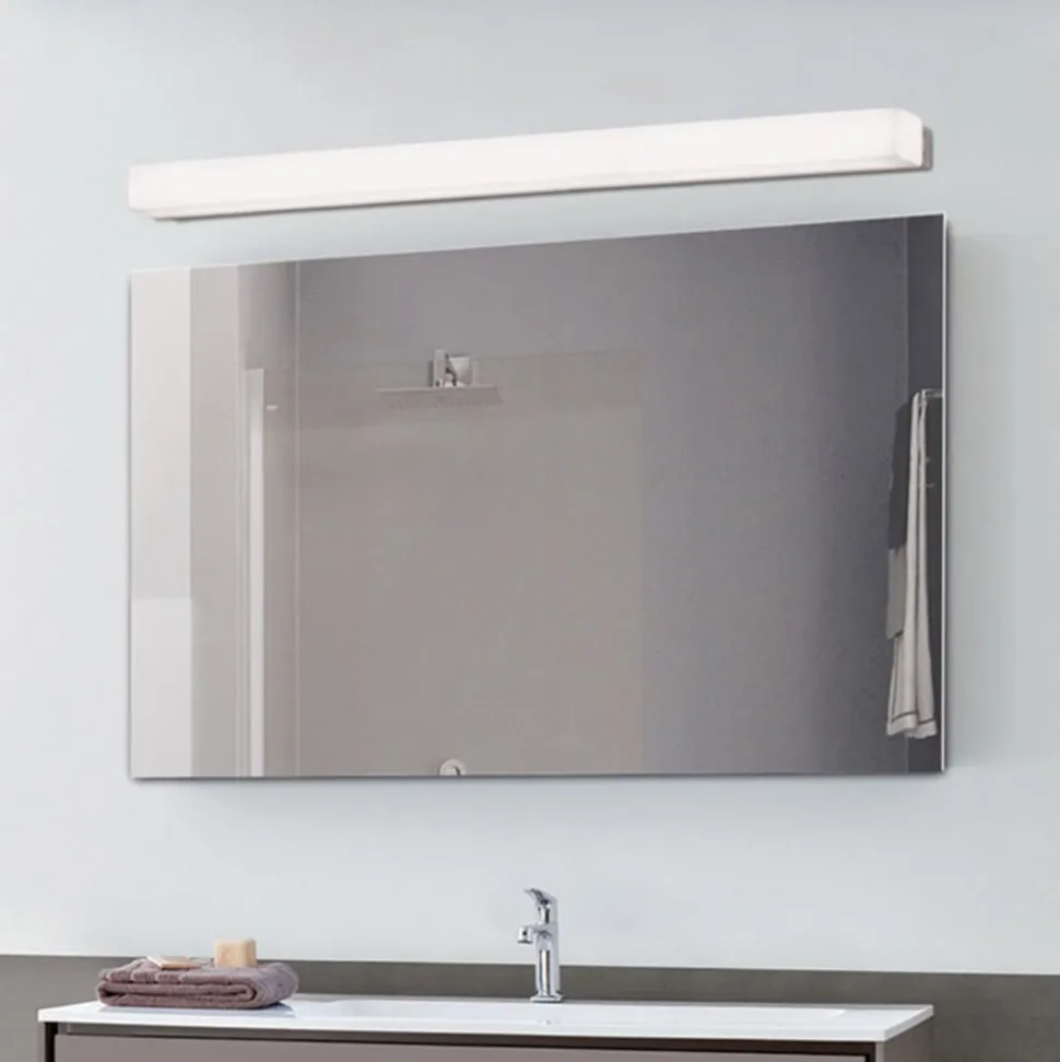 LED-væglampe til badeværelset Box, 3.000 K, bredde 89 cm