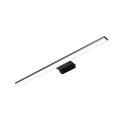 LED-væglampe til badeværelset Modena IP44 sort, 4.000 K, bredde 40 cm