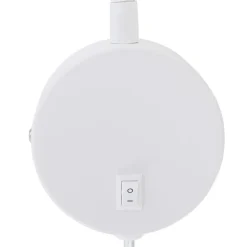 LED-væglampe Tusa, hvid, metal, 45 cm, fleksibel arm