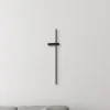LED-væglampe Vision, højde 90 cm, metal, sort, 3.000 K