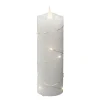 LED-vokslys hvid Lysfarve varm hvid 15,2 cm
