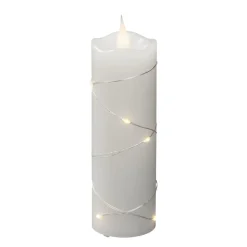 LED-vokslys hvid Lysfarve varm hvid 15,2 cm