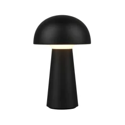 Lennon LED-bordlampe, IP44, batteri, Touchdim sort