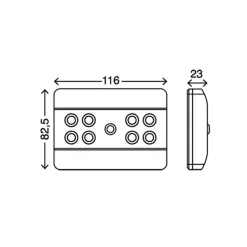 Lero LED-underskabsbelysning, sensor, 8 lyskilder