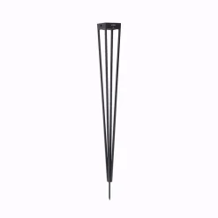 Les Jardins LED-solcellelampe Tinka, corten, 90 cm, jordspyd