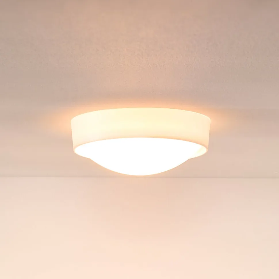 Lex loftlampe, rund, Ø 25 cm, hvid