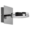 Lightme Aqua down LED-spejllampe, krom, 1 lyskilde