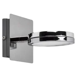 Lightme Aqua down LED-spejllampe, krom, 1 lyskilde