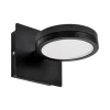 LIGHTME Aqua down LED-væglampe 1 lyskilde sort