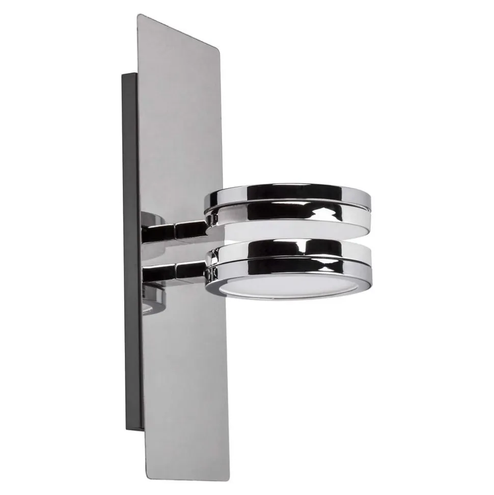 Lightme Aqua up & down LED-spejllampe, krom