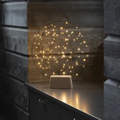 Lille ring LED-silhuet med træfod