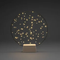 Lille ring LED-silhuet med træfod