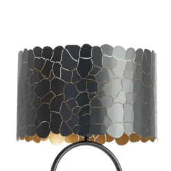 Lindby Aralena gulvlampe, sort/guld, højde 143,5 cm