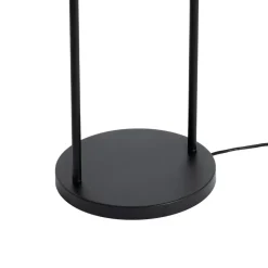 Lindby Aralena gulvlampe, sort/guld, højde 143,5 cm
