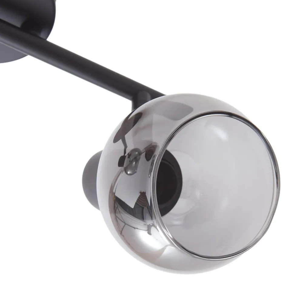 Lindby Arna loftlampe, sort, 2 lyskilder
