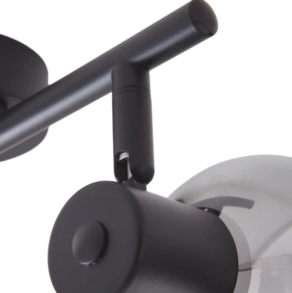 Lindby Arna loftlampe, sort, 2 lyskilder