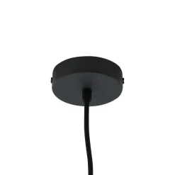 Lindby Arona udendørs hængelampe, Ø 38 cm, hvid