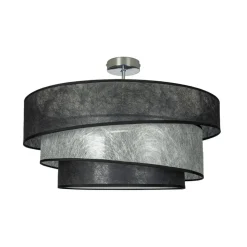 Lindby Ayvira loftlampe, sort, sølv