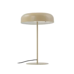 Lindby bordlampe Edion, beige, metal, 45 cm